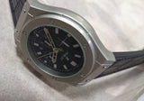 Hublot Chronograph Luxury Watch – Black Dial with Leather Strap