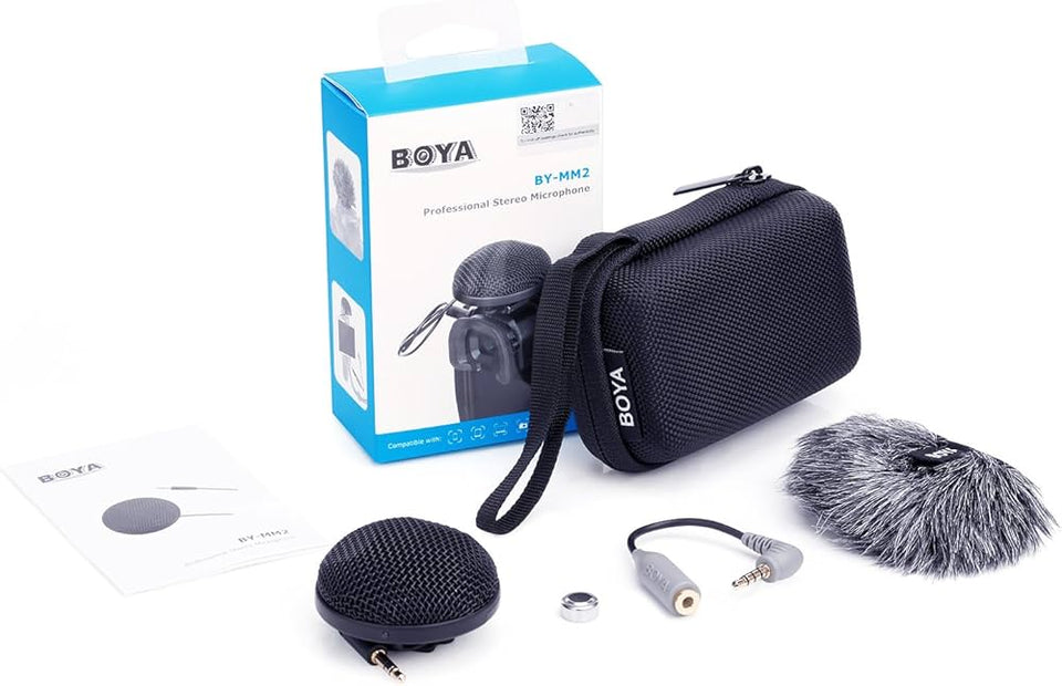 BOYA BY-MM2 Omnidirectional Condenser Stereo Microphone