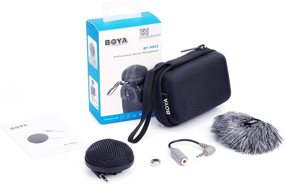 BOYA BY-MM2 Omnidirectional Condenser Stereo Microphone