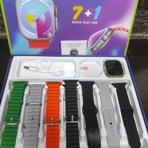 Crown Q10 7+1 Ultra 2 smartwatch - 7 strap + 1