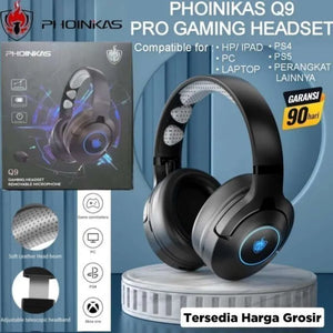 PHOINIKAS PS4 Gaming Headset for PS5, PC, Switch